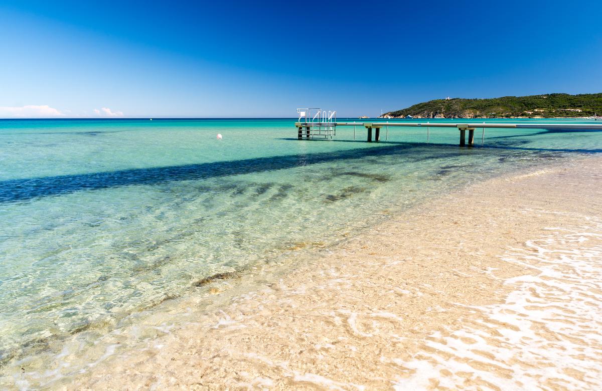 Playa de Pampelonne, una localidad de la península de Saint-Tropez Plage de Pampelonne playas de francia