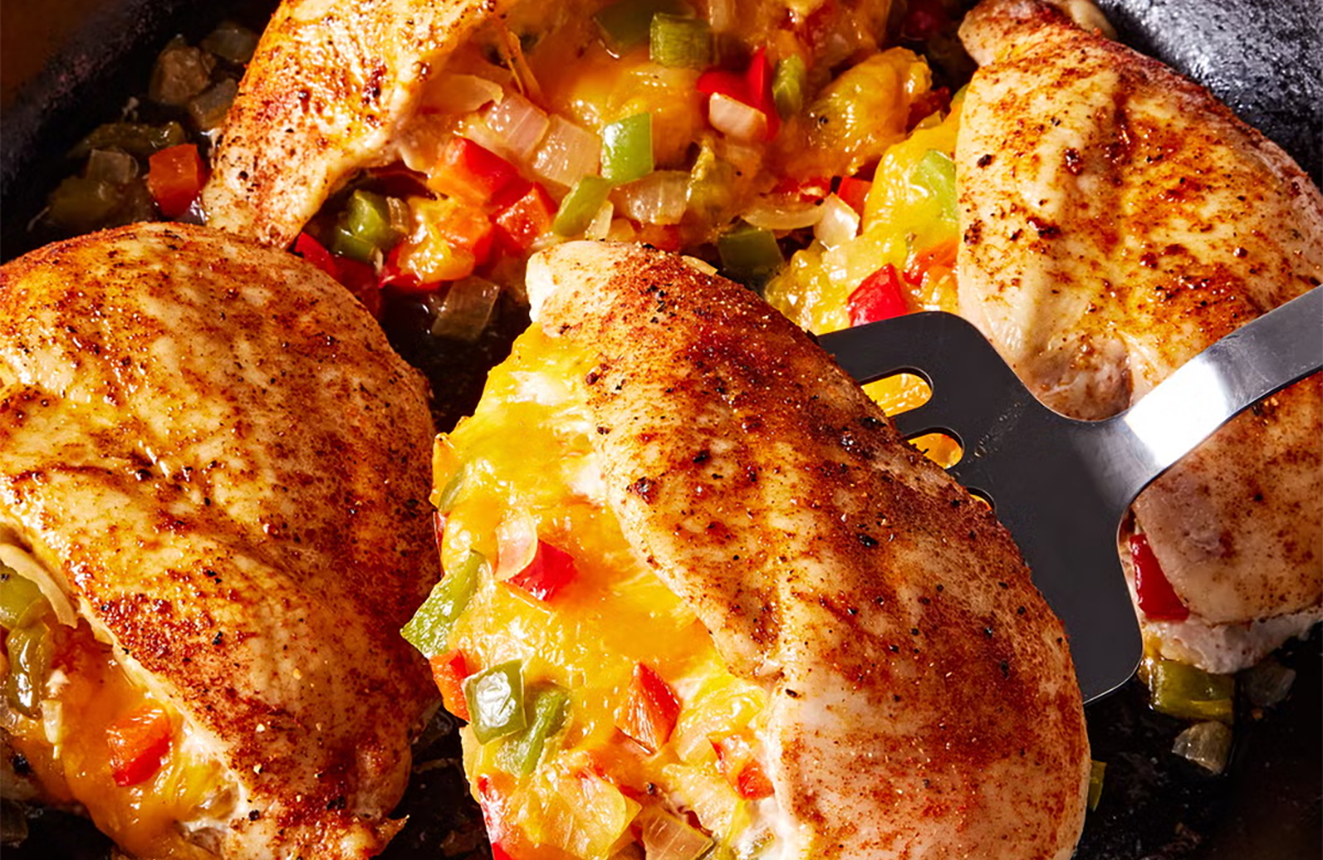 receta de pollo cajún relleno pollo cajún relleno