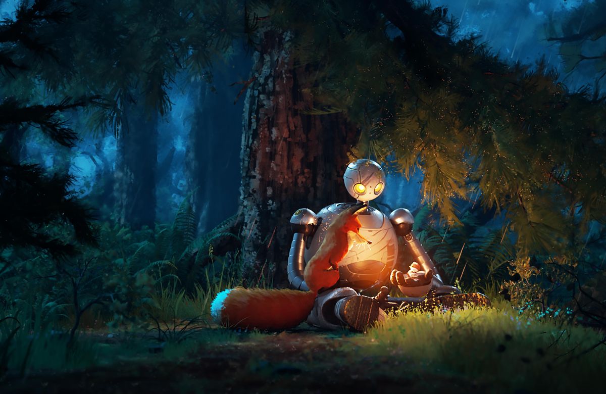 Fotograma robot salvaje Películas familiares de robots